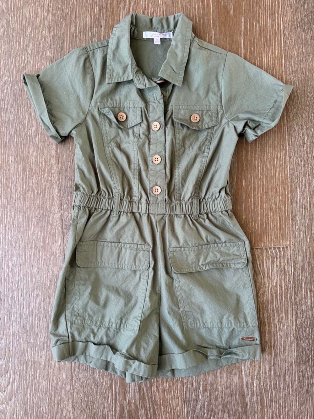 Tahari Girls Utility Romper